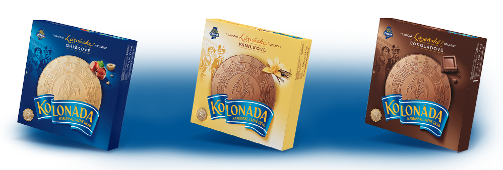 Kolonáda oplatky kulaté